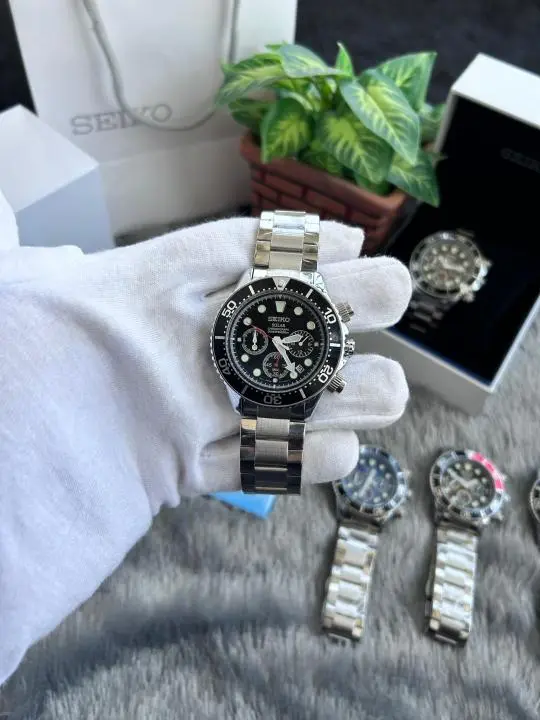 Seiko Solar All Chronograph Working