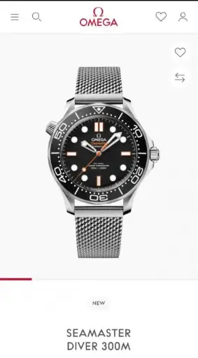 Omega seamaster diver 300M automatic