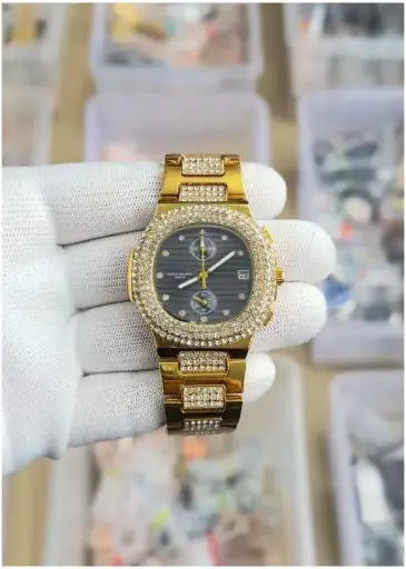 Patek Philippe Nautilus Diamond Two Tone Copper - J1673